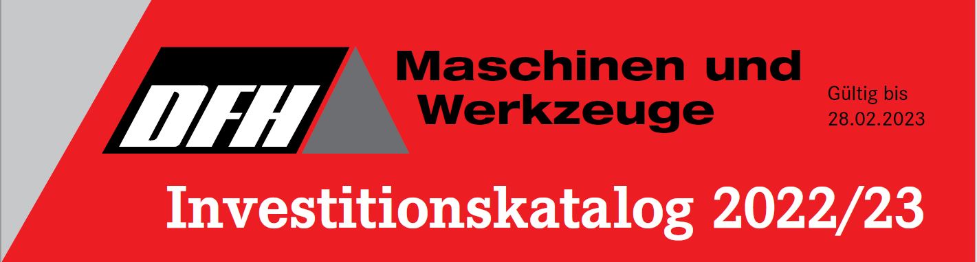 Investitionskatalog DFH Dach + Fassaden-Handel: Maschinen für Dachdecker, Zimmerer, Trockenbauer