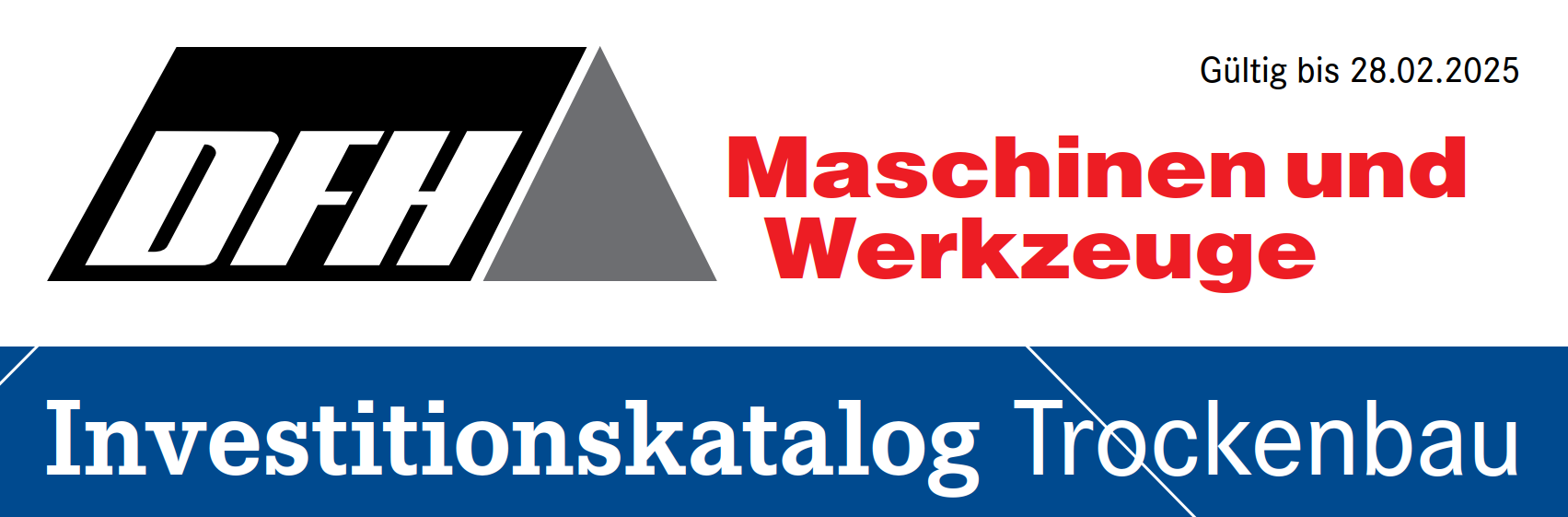 Trockenbau-Investitionskatalog 2025